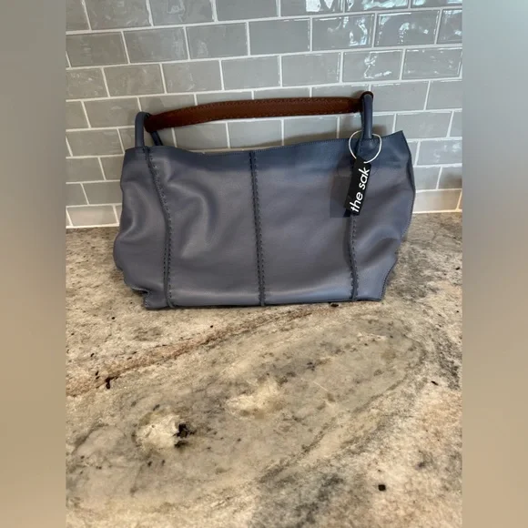 The Sak Los Feliz Slouchy Large Tote in Maritime Blue. NWT - Picture 5 of 7